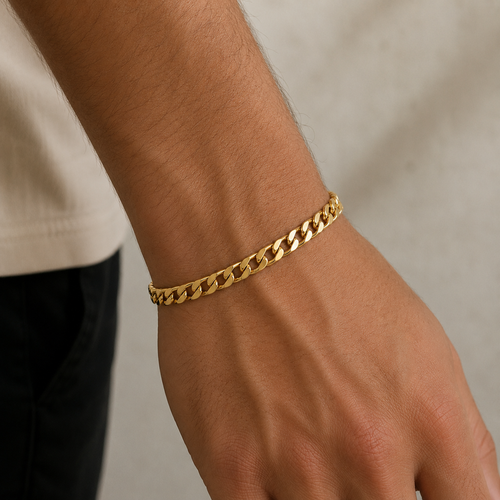 14K Gold Plated Cuban Bracelet