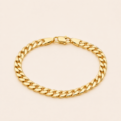 14K Gold Plated Cuban Bracelet