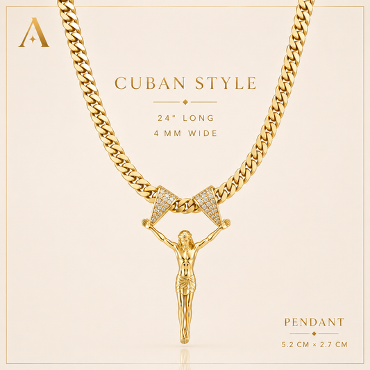 Aura™ Crown Chain | Un Símbolo de Fe, Esperanza y Fortaleza