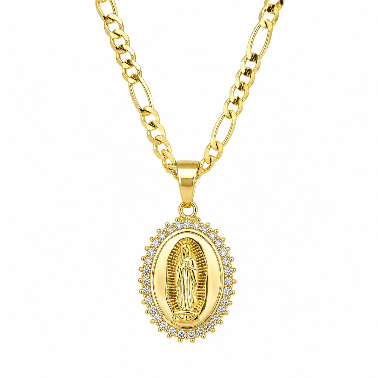 Aura™ Medalla Virgen de Guadalupe | Un Símbolo de Fe, Protección y Esperanza