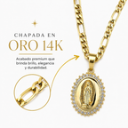 Aura™ Medalla Virgen de Guadalupe | Un Símbolo de Fe, Protección y Esperanza