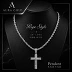 14K Gold Plated Crucifix Chain