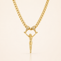 14K Gold Plated Cross Chain