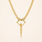 14K Gold Plated Cross Chain