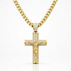 14K Gold Plated Crucifix Chain