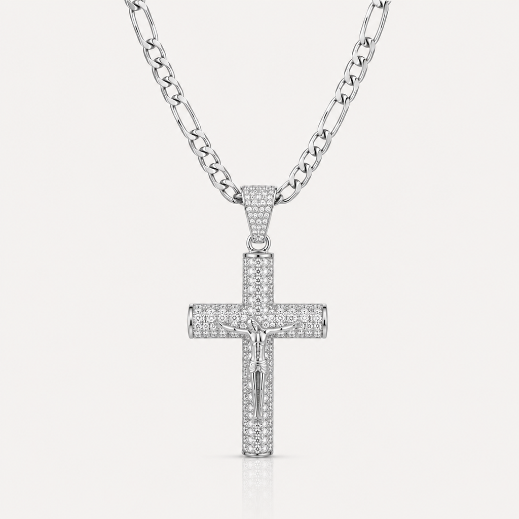 14K Gold Plated Crucifix Chain