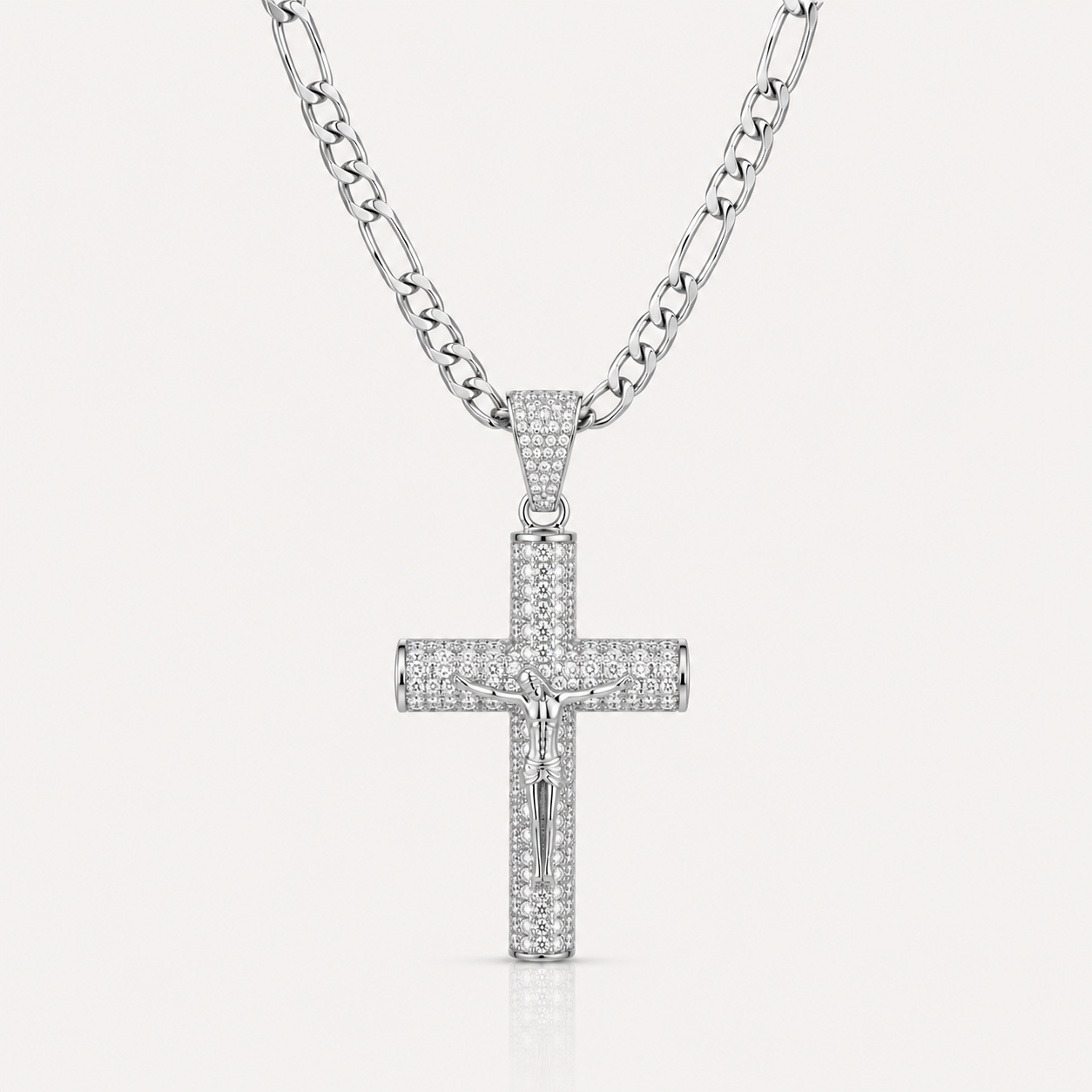 14K Gold Plated Crucifix Chain