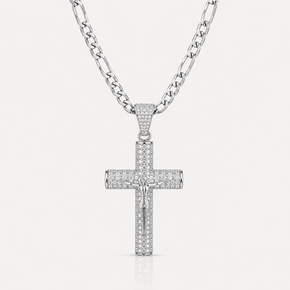 Aura™ Crucifix Chain | Un Símbolo de Fe, Fortaleza y Protección
