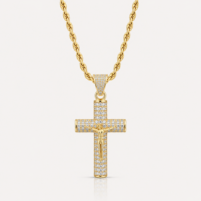 Aura™ Crucifix Chain | Un Símbolo de Fe, Fortaleza y Protección