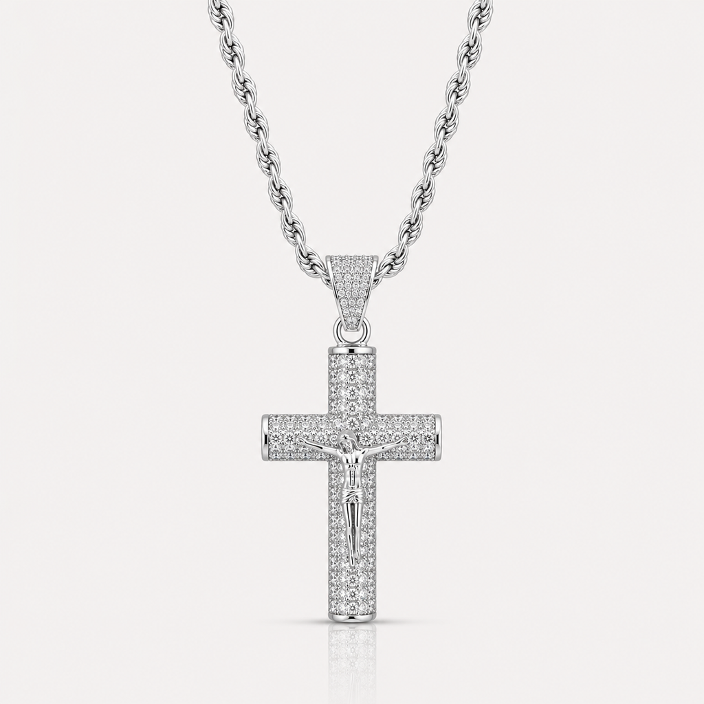 14K Gold Plated Crucifix Chain