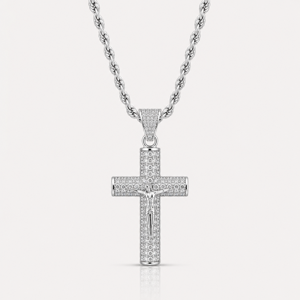 14K Gold Plated Crucifix Chain