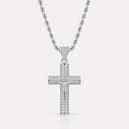 Aura™ Crucifix Chain | Un Símbolo de Fe, Fortaleza y Protección