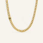 14K Gold Plated Cuban Monaco Chain
