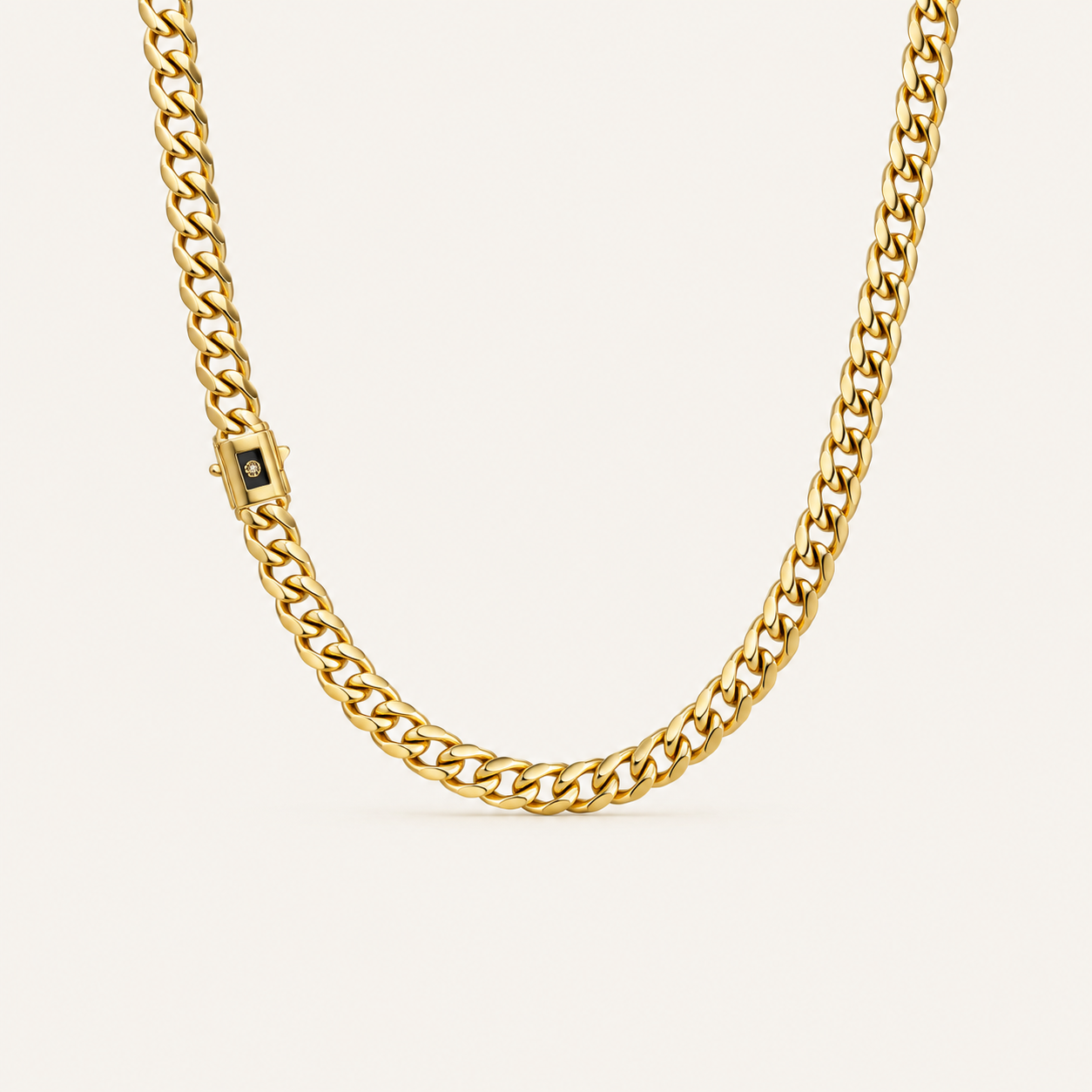 14K Gold Plated Cuban Monaco Chain