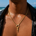 14K Gold Plated Cross Chain