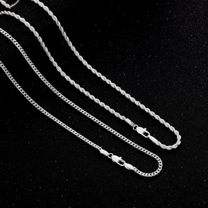 Aura™ Essential Cuban & Rope Chain Set